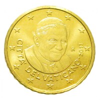 Vatikán,10 eurocent 2013 aUNC+ ötvözet