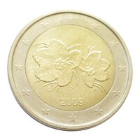 Finnország,2 euro 2009 aUNC+ ötvözet