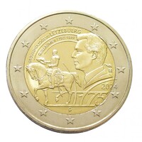 Luxemburg,2 euro 2024 - I. Henrik - II. Vilmos aUNC+ ötvözet