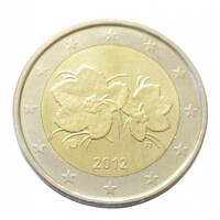 Finnország,2 euro 2012 aUNC+ ötvözet