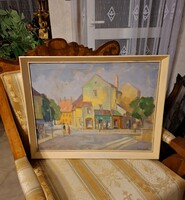 Horváth Olivér festmény! Sopron belváros!