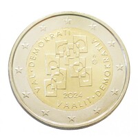 Finnország,2 euro 2024 - Választások és demokrácia aUNC+ ötvözet