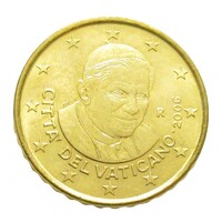 Vatikán,10 eurocent 2006 aUNC+ ötvözet