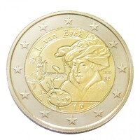 Belgium,2 euro 2020 - Jan van Eyck festő aUNC+ ötvözet