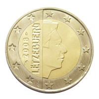 Luxemburg,2 euro 2008 aUNC+ ötvözet