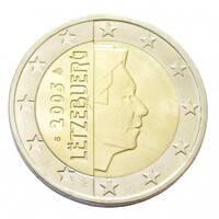 Luxemburg,2 euro 2005 S aUNC+ ötvözet