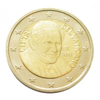 Vatikán,2 euro 2013 aUNC+ ötvözet