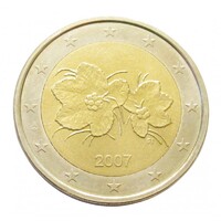 Finnország,2 euro 2007 aUNC+ ötvözet