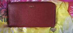 Furla Original Babylon Zip Around Large Ruby Wallet