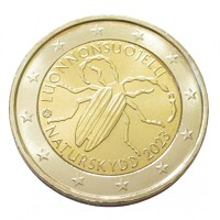 Finnország,2 euro 2023 - Első finn természetvédelmi törvény aUNC+ ötvözet