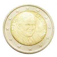 Vatikán,2 euro 2007 aUNC+ ötvözet