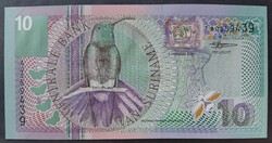 Suriname 10 gulden 2000.  F2026