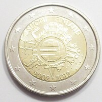 Finnország,2 euro 2012 - 10 éves az euro aUNC+ ötvözet