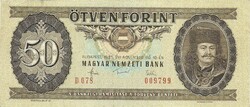 50 forint 1983 3. alacsonyabb sorszám "009799"
