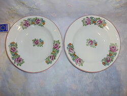 Két darab régi, csehszlovák porcelán falitányér "RFH" jelzéssel - együtt