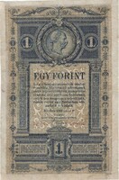1 forint / gulden 1882 Restaurált 3.