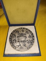 Jubileumi sportverseny Győr emlékplakett
