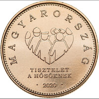 Magyarország 20 Forint 2020 - Tisztelet a hősöknek - verdefényes
