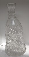 Kristály karaffa, italos üveg 22 cm magas