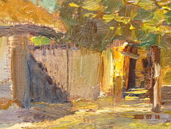 TURMAYER SÁNDOR (OROSHÁZA 1879 - ALBENGA, ITALY 1953): HOUSES IN SUNLIGHT