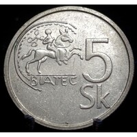 Szlovákia 5 korona, 1994 C13F3V