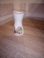 Aquincumi porcelán váza. Veszprém. Hibátlan. Jelzett