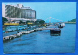 BUDAPEST - HOTEL DUNA INTER-CONTINENTAL, postatiszta képeslap, 1979.