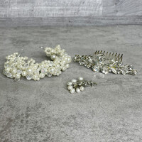 Wedding Hair Accessory, Complementary Set