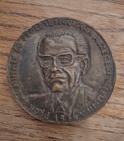 Tóth Vali bronz plakett