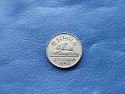 CANADA / KANADA 5 CENT 1940 HÓD! VI.GYÖRGY!