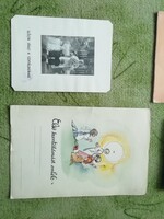 Vintage First Communion Commemorative Cards from the 1950s, in Good Condition, Available Separately! Pope Pius V