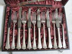 Very beautiful antique EZÜST breakfast set. Net silver weight: 450 grams.