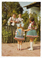BUJÁKI NÉPVISELET, postatiszta képeslap,1976.