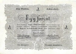 1 forint 1848 Kossuth bankó enyhén javított tisztított gyönyörű