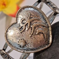 Ezüstözött  karkötő 3 cm-es