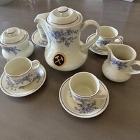 Hollóházi porcelán teás készlet
