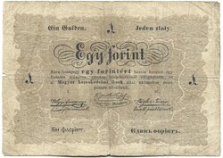 1 forint 1848 Kossuth bankó eredeti állapot 3.