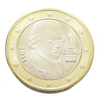Ausztria,1 euro 2011 aUNC+ ötvözet