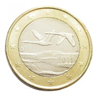 Finnország,1 euro 2011 aUNC+ ötvözet