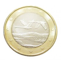 Finnország,1 euro 2009 aUNC+ ötvözet