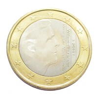 Hollandia,1 euro 2014 aUNC+ ötvözet