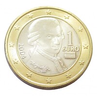 Ausztria,1 euro 2004 aUNC+ ötvözet