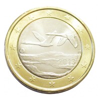 Finnország,1 euro 2013 aUNC+ ötvözet
