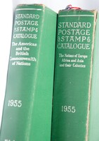 Scott Standard Postage Stamp Catalogue I-II. 1955 bélyegkatalógus