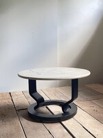 Postmodern Marmorino coffee table, Sweden, circa 1980s