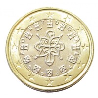 Portugália,1 euro 2004 aUNC+ ötvözet