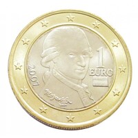 Ausztria,1 euro 2007 aUNC+ ötvözet