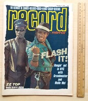 Grandmaster Flash + Melle Mel címlap | Record Mirror magazin 1983 dec 17 | ZZ Top Mercyful Fate Ozzy