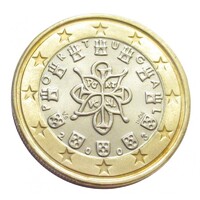 Portugália,1 euro 2003 aUNC+ ötvözet