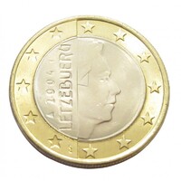 Luxemburg,1 euro 2004 aUNC+ ötvözet